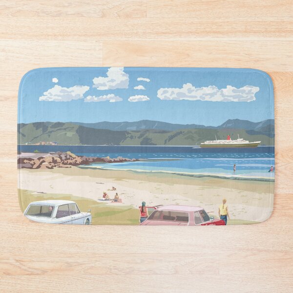 Item preview, Scorching Bay with Interislander Ferry, Wellington designed and sold by contourcreative.