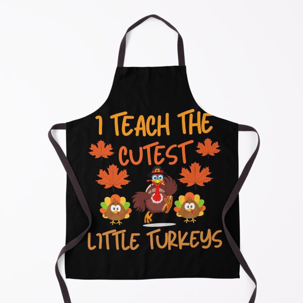 Item preview, I Teach The Cutest Little Turkeys thanksgiving cute teacher designed and sold by Manara -Art.