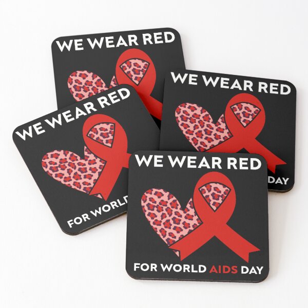 Item preview, In December We Wear Red HIV Awareness Month World AIDS Day  designed and sold by Desinger12.