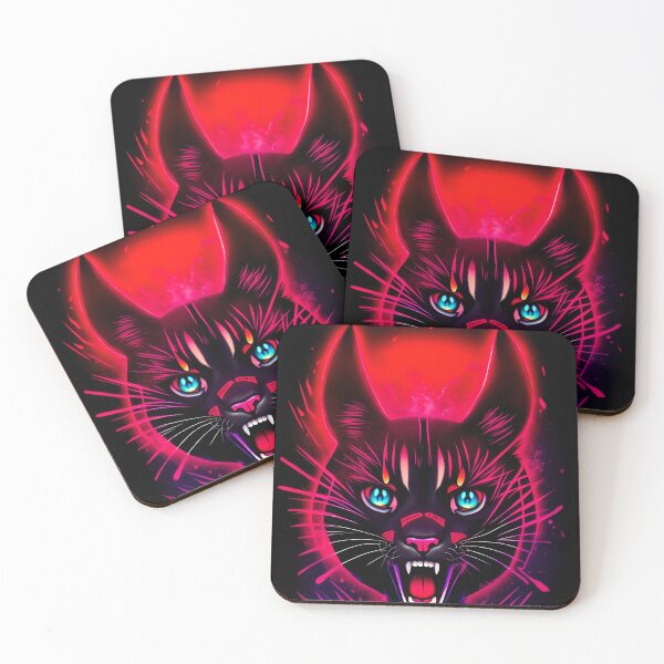 Item preview, Black Puma cat demon designed and sold by PunkerLazar.