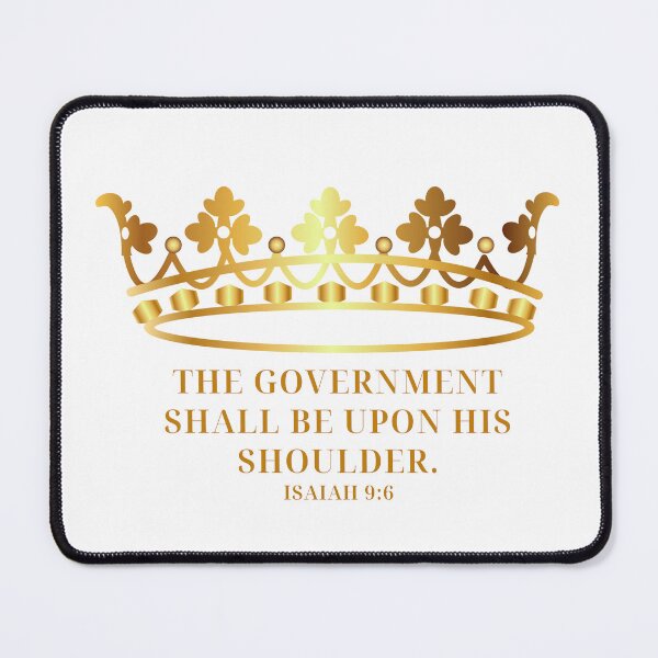 Item preview, The Government on His Shoulders designed and sold by GospelWork.