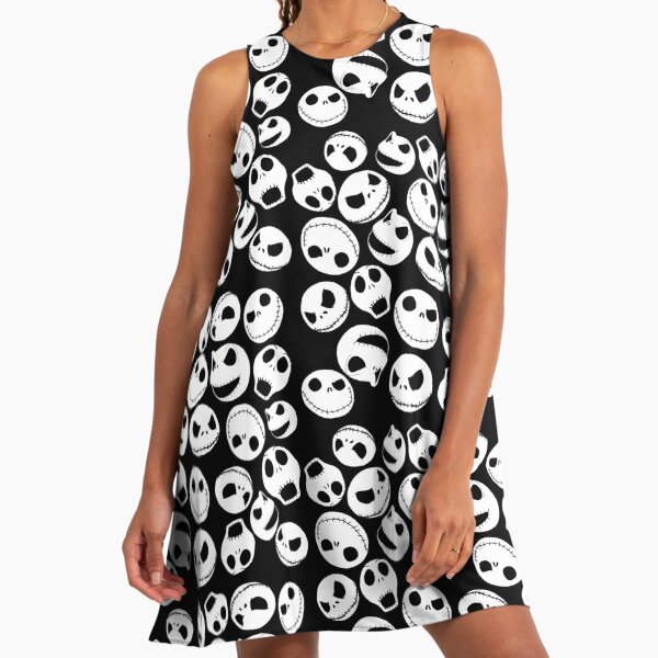 Jack Skellington Pattern" A-Line Dress for Sale by autoboxdesign | Redbubble Jack Skellington Pattern" A-Line Dress for Sale by autoboxdesign | Redbubble