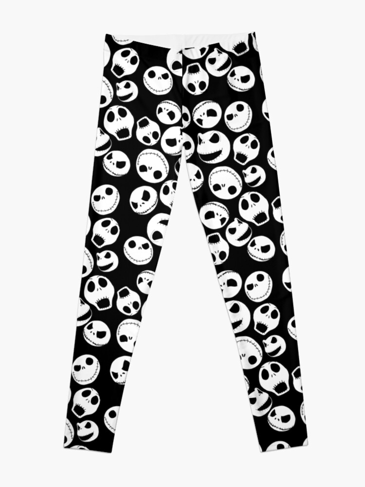 Alternate view of Jack Skellington Pattern Leggings
