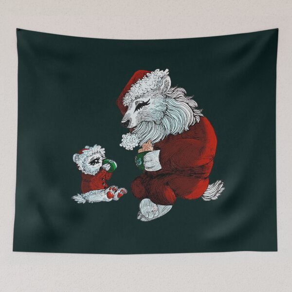 Item preview, Polar Bears Drinking Eggnog designed and sold by Brooksie Fontaine.