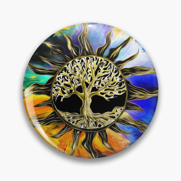 Item preview, Tree of Life inside the black Sun  designed and sold by SRKFineArt.
