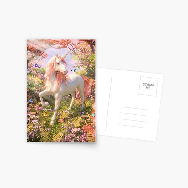 Unicorn Spring Postcard