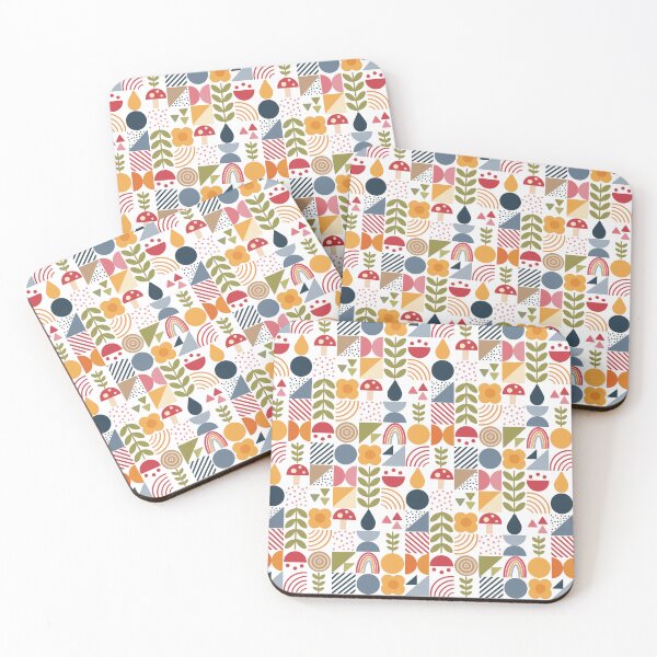 Item preview, Bauhaus Geometric Floral designed and sold by KathrinLegg.