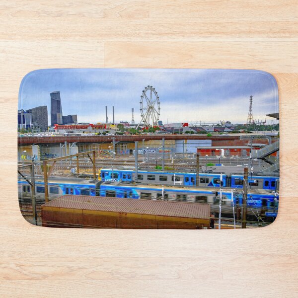 Item preview, Busy North Melbourne Station - Melbourne, Victoria designed and sold by Steven Jodoin.
