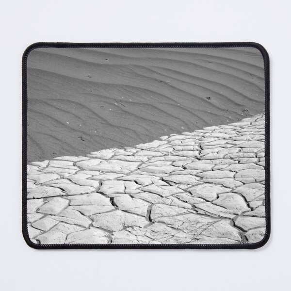 Item preview, Mud Cracks and Sand Ripples in B&W designed and sold by NancyKHajjar.