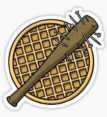 Stranger Things Monster Hunter Bat and Eggo Sticker