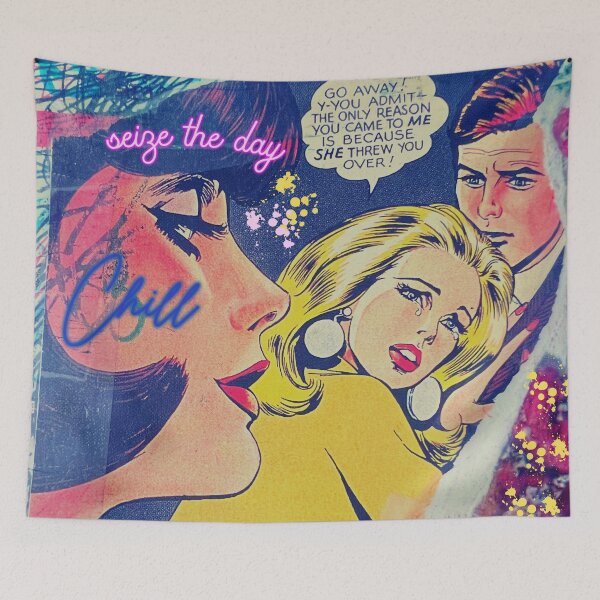 Item preview, CHILL collage designed and sold by Swooncake Press.