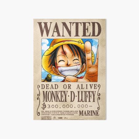 Sanji wanted poster - one piece Art Board Print for Sale by TheOPStore