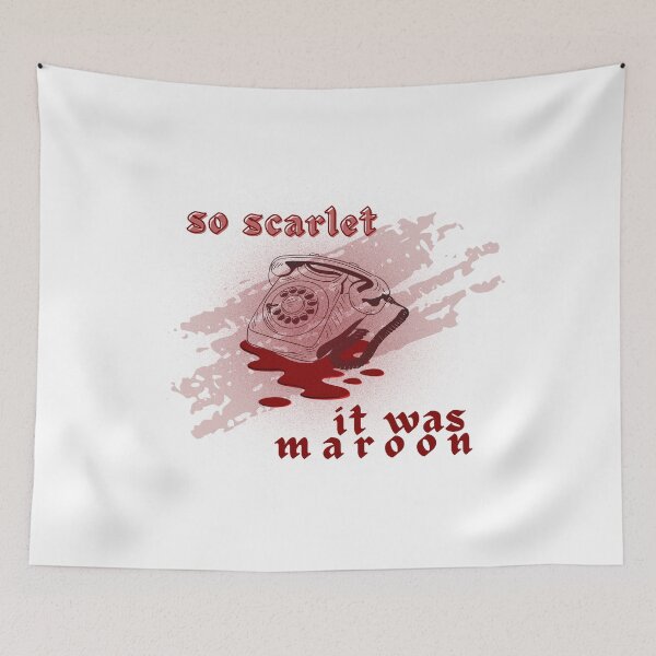 Item preview, Taylor Swift Maroon Lyric Art designed and sold by makbook.