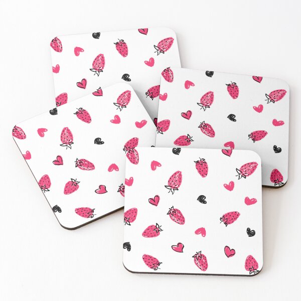 Item preview, White Strawberry Love designed and sold by Carolina Diaz.
