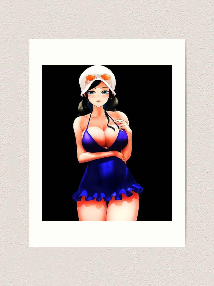 "Sexy Big Boobs Nico Robin One Piece Anime Hentai" Art Print for Sale