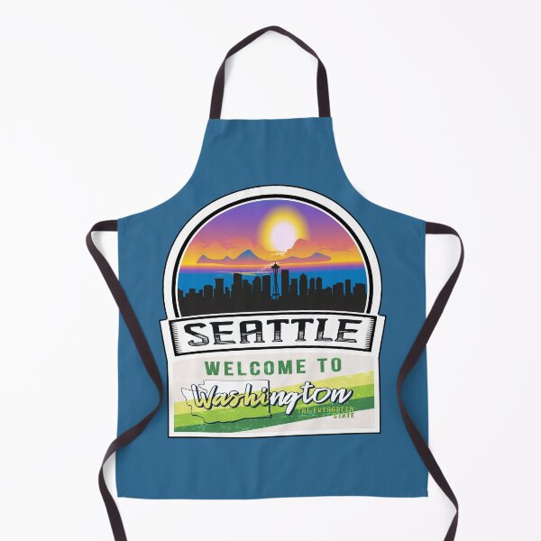 Item preview, Seattle, Welcome to Washington, The Evergreen State | Washington State and Cities Series -12 designed and sold by WorldStateArt.
