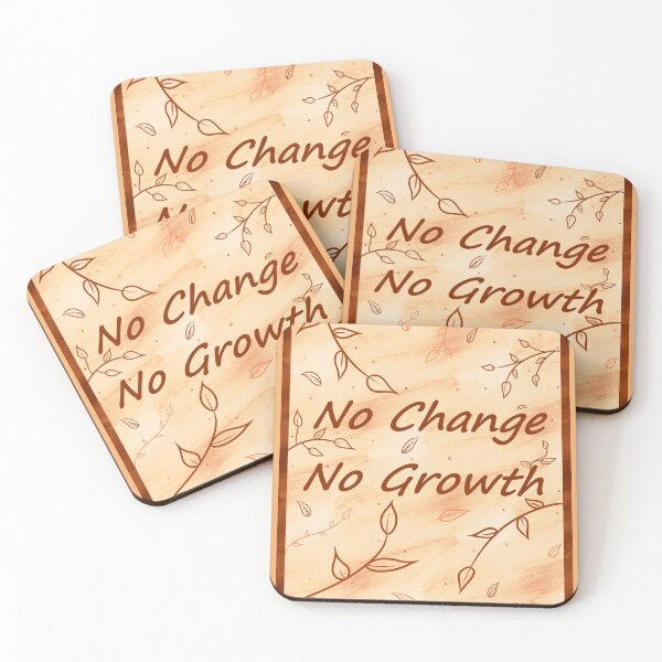 Item preview, No change no growth designed and sold by Natsukittyart.