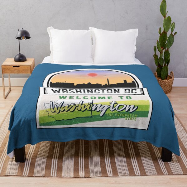 Item preview, Washington DC, Welcome to Washington, The Evergreen State | Washington State and Cities Series -15 designed and sold by WorldStateArt.