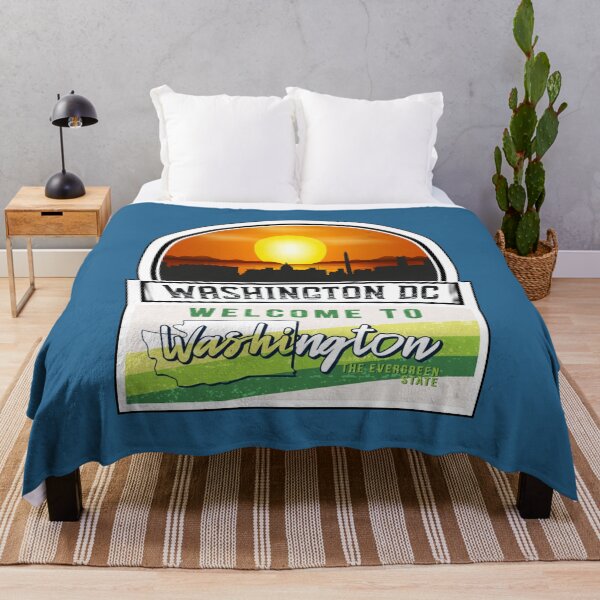 Item preview, Washington DC, Welcome to Washington, The Evergreen State | Washington State and Cities Series -22 designed and sold by WorldStateArt.