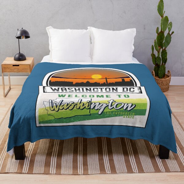 Item preview, Washington DC, Welcome to Washington, The Evergreen State | Washington State and Cities Series -23 designed and sold by WorldStateArt.