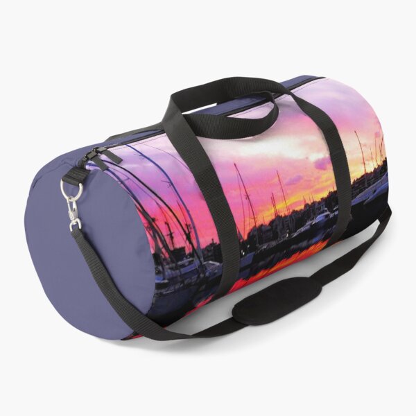 Item preview, MARITIME #30 - Mirror Reflection of Red Sunset at Marina designed and sold by DEL-Productions.
