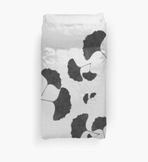 Ginkgo Leaf I Black & White Duvet Cover