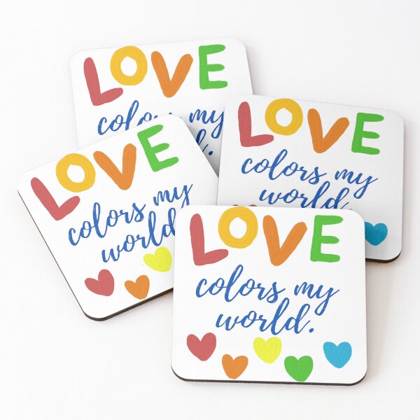 Item preview, Love colors my world designed and sold by Fiscal40.