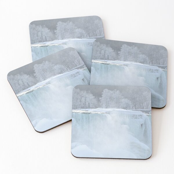 Item preview, Winter, snowy Niagara Falls, Beautiful waterfall view  designed and sold by Durgaa D.