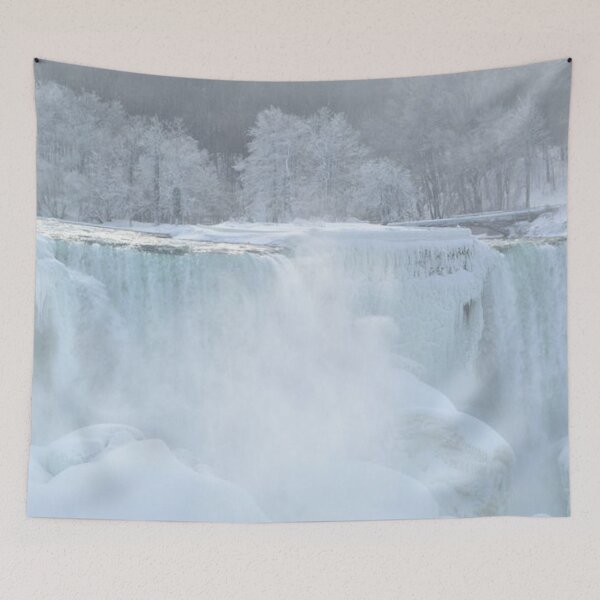 Item preview, Winter, snowy Niagara Falls, Beautiful waterfall view  designed and sold by Durgaa D.