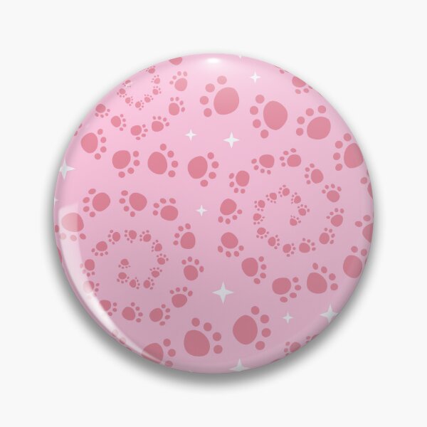 Item preview, Swirly Paw Prints in Pink designed and sold by Stacy Mitchell.