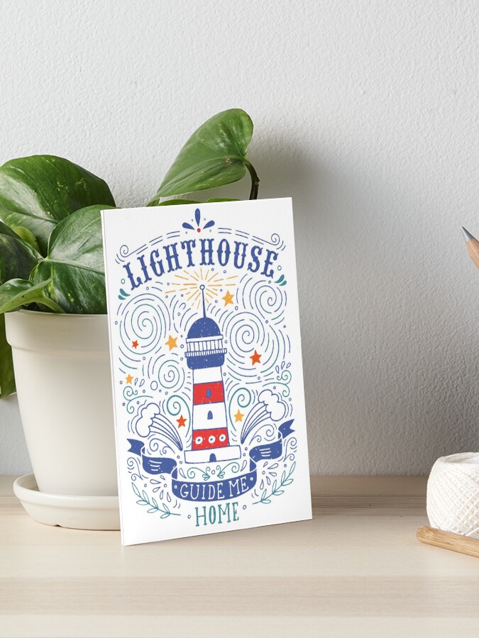 Impression Rigide Guide Moi A La Maison Citation Manuscrite Avec Un Phare Et Des Elements De Decoration Par Blueinkstudio Redbubble Impression Rigide Guide Moi A La Maison Citation Manuscrite Avec Un Phare Et Des Elements De Decoration Par Blueinkstudio Redbubble
