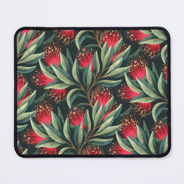 Item preview, Pohutukawa - Red / Natural Green designed and sold by Andrea Muller.