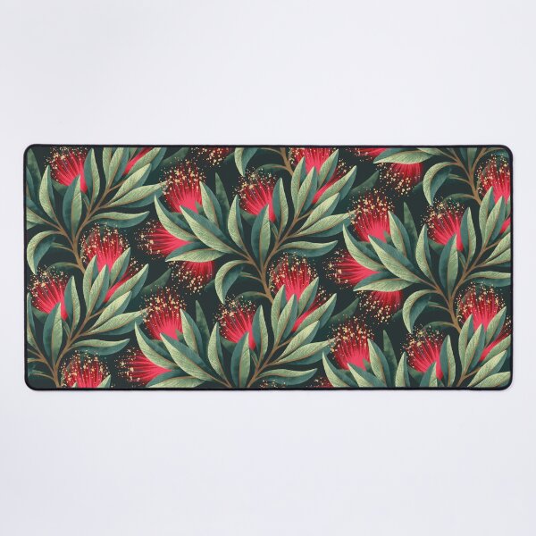 Item preview, Pohutukawa - Red / Natural Green designed and sold by Andrea Muller.