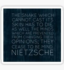 Nietzsche quote 1 Sticker