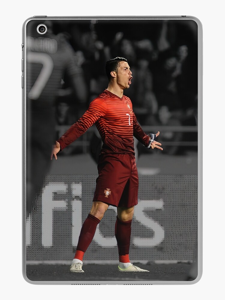 Cristiano Ronaldo Happy in Portugal Team , Ronaldo Gifts , Ronaldo Portugal  , Ronaldo World Cup iPad Case & Skin for Sale by lokiwithluv