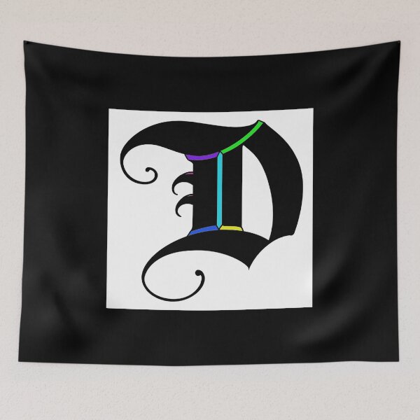 Item preview, Colorized letter D Initial  designed and sold by RemieJames.
