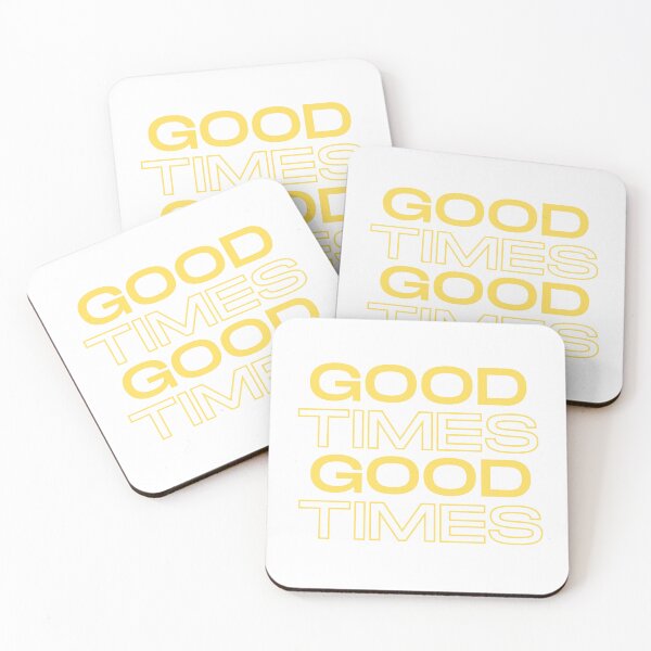 Item preview, Good Times in Yellow - Positive Words - Positive Saying designed and sold by Lovatic-Designs.