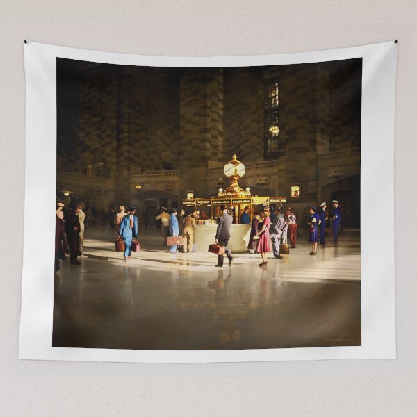 Item preview, Train Station - Meet me at the clock 1941 designed and sold by Mike Savad Photography.