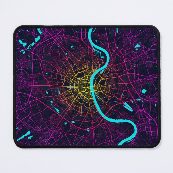 Item preview, Cologne City Map of Germany - Neon designed and sold by deMAP.