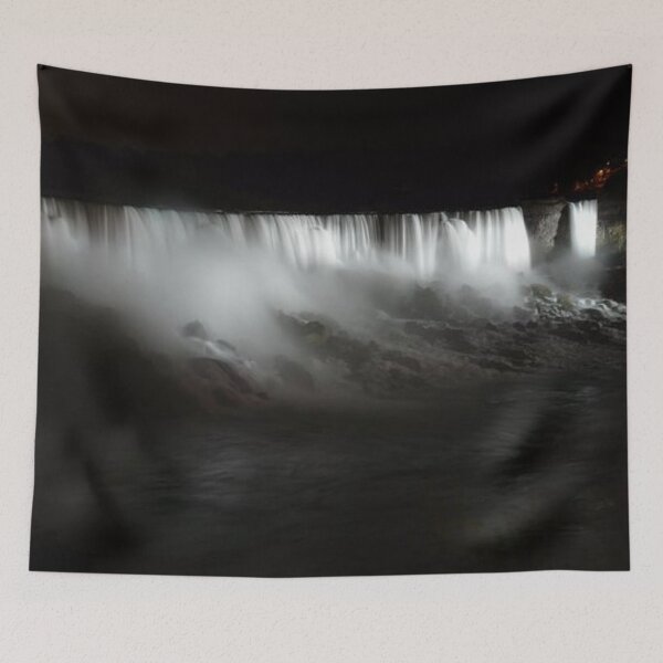 Item preview, Night view of Niagara Falls, Beautiful waterfall view  designed and sold by Durgaa D.