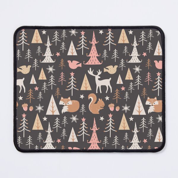 Item preview, Happy Cut Little Forest Animals Diseños de vacaciones en gris designed and sold by * Jennadesigns.