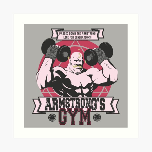 Strong Arm Gym Art Print