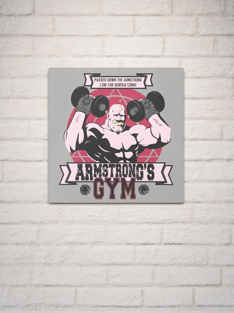 Thumbnail 2 of 4, Metal Print, Strong Arm Gym designed and sold by AutoSave.
