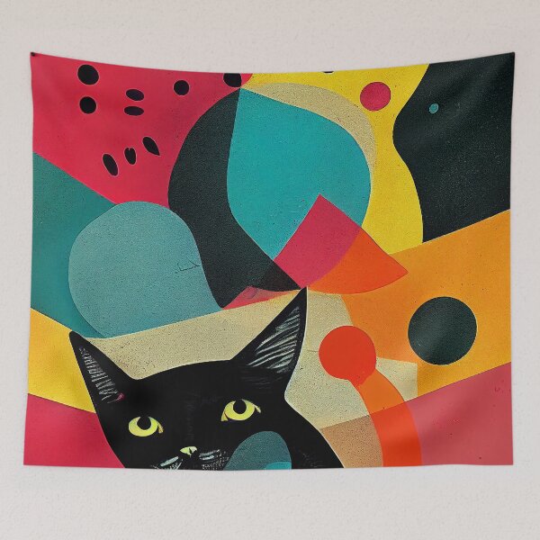 Item preview, Abstract Cat designed and sold by Texterns.