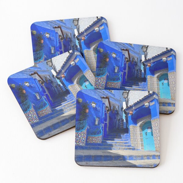 Item preview, Chefchaouen Morocco Blue Steps designed and sold by ktmobrien.