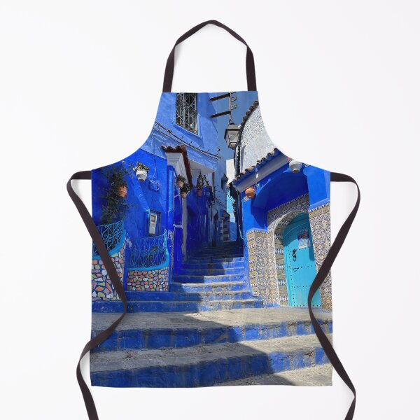Item preview, Chefchaouen Morocco Blue Steps designed and sold by ktmobrien.