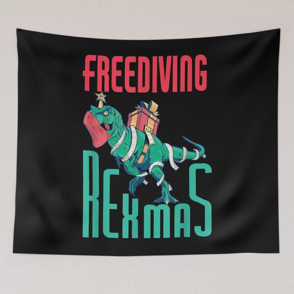 Item preview, Freediving rexmas t rex dinosaur christmas holiday designed and sold by AmyShort54.