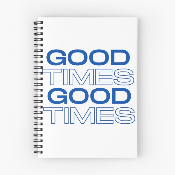 Item preview, Good Times in Dark Blue - Positive Words - Positive Saying designed and sold by Lovatic-Designs.