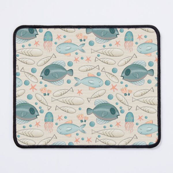 Item preview, Fish Art with Jellyfish and Stars designed and sold by SixelaDesign.