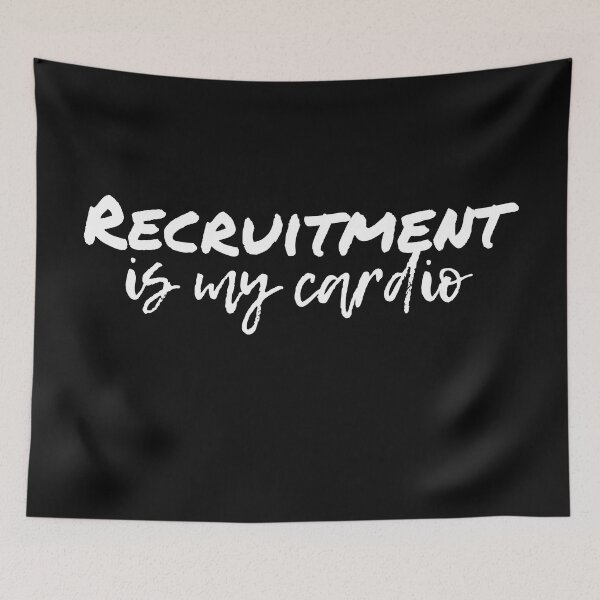 Item preview, Recruiting is my cardio Recruitment is my Cardio designed and sold by Recruiter-Love.